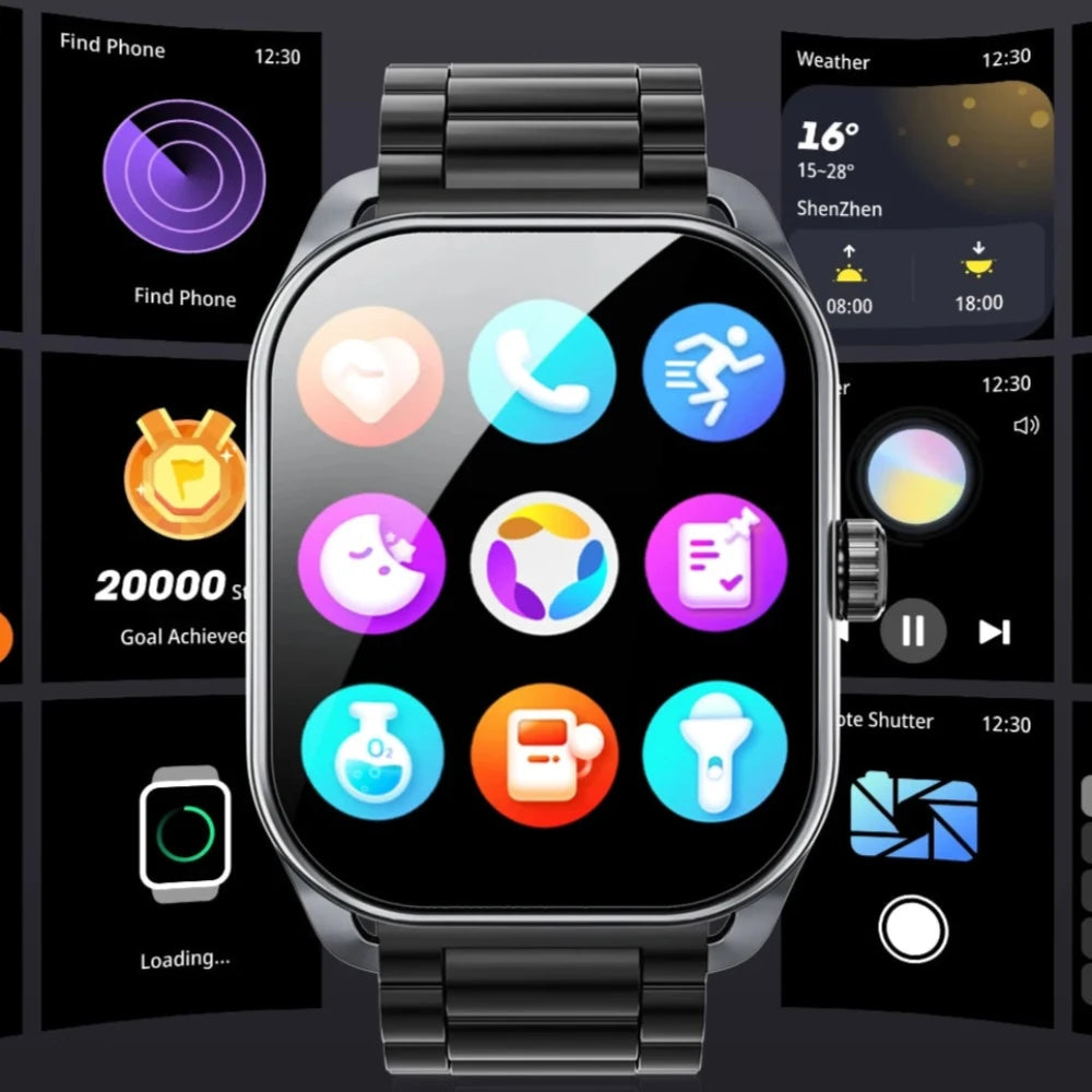Montre connectee homme élégante Montreactive