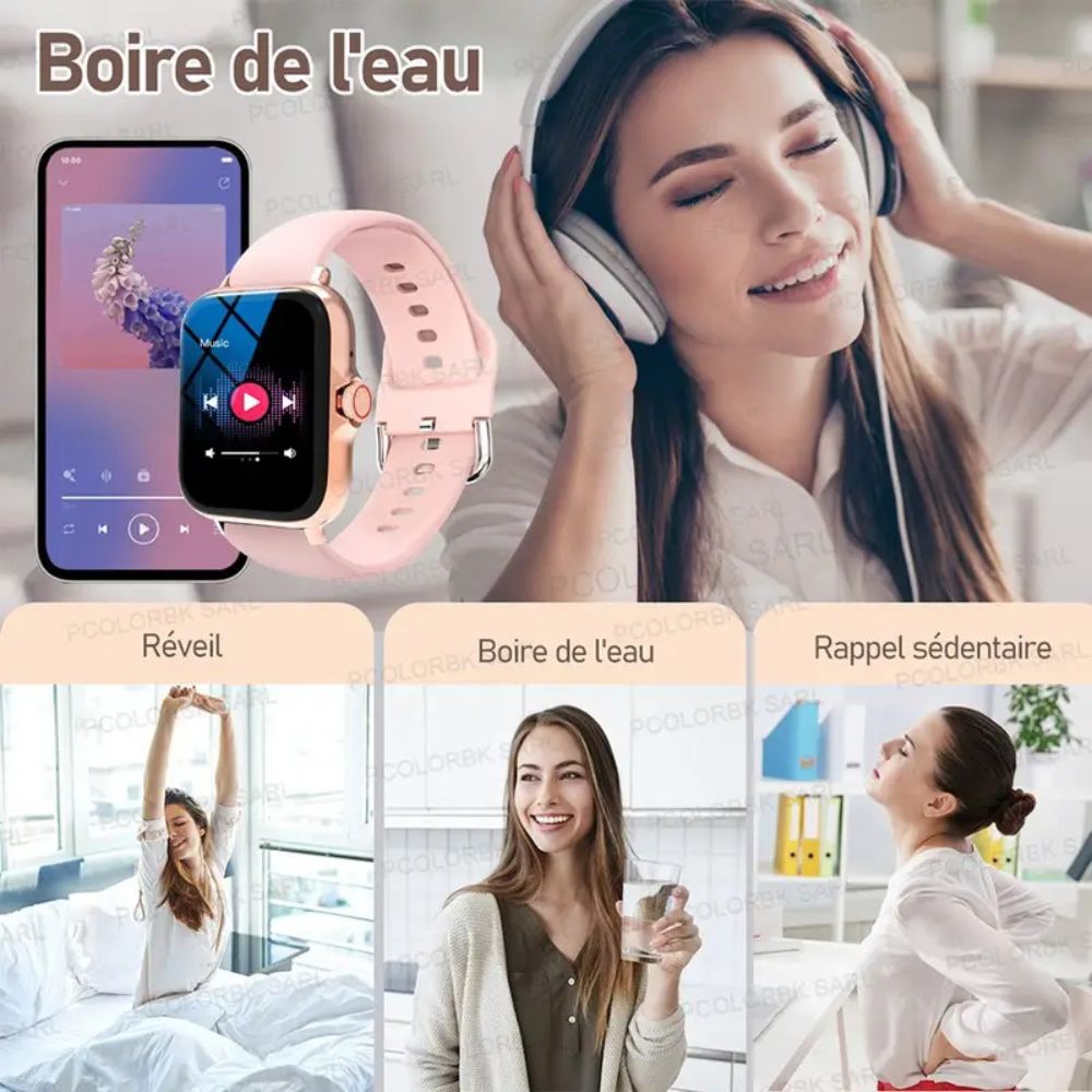 montre connectée fille montreactive