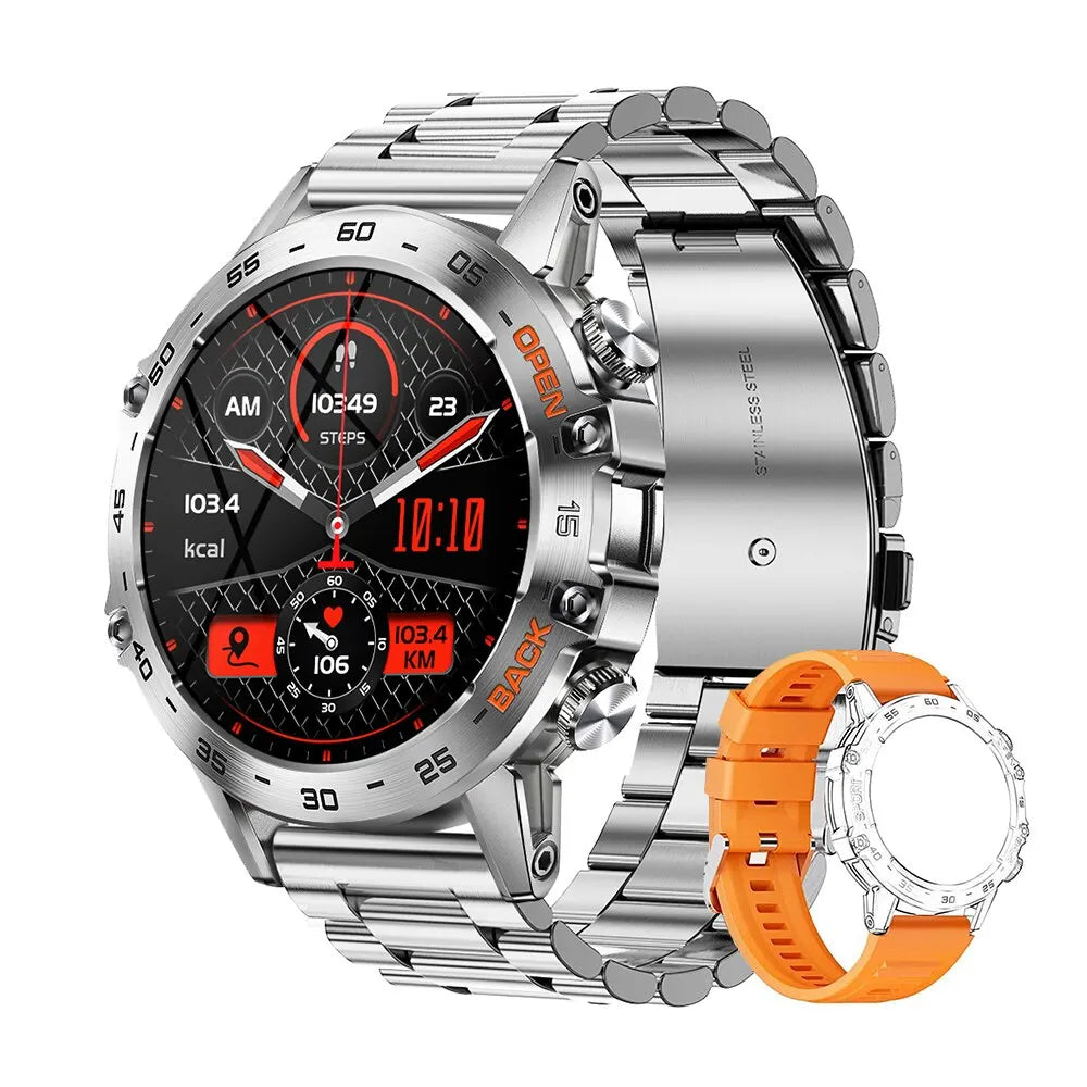 montre connectee homme bracelet gris Montreactive